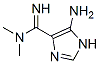 1H-Imidazole-4-carboximidamide,  5-amino-N,N-dimethyl- 结构式