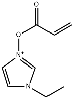 1H-Imidazolium,  1-ethyl-3-[(1-oxo-2-propen-1-yl)oxy]- 结构式