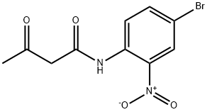 Butanamide, N-(4-bromo-2-nitrophenyl)-3-oxo- 结构式