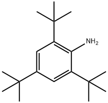 2,4,6-三叔丁基苯胺 结构式