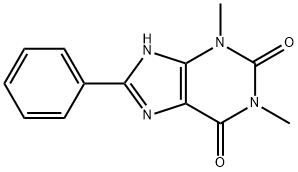 1,3-二甲基-8-苯基茶碱 结构式