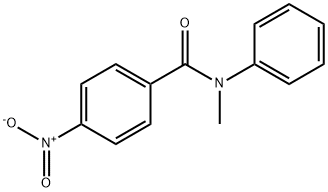 N-甲基-4-硝基-N-苯基苯甲酰胺 结构式