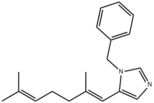 1-benzyl-5-(2,6-dimethyl-1,5-heptadienyl)imidazole 结构式