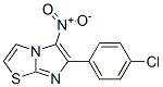5-nitro-6-p-chlorophenylimidazo(2,1-b)thiazole 结构式
