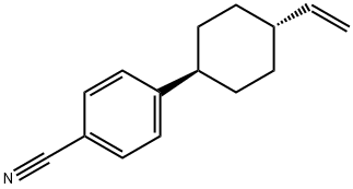 4'-(4-乙烯基环己基)苄腈 结构式