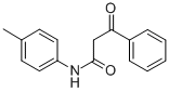 N-(4-甲基苯基)-Β-氧代-苯丙酰胺 结构式