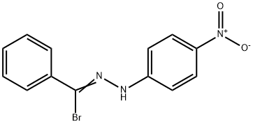N-(4-Nitrophenyl)benzenecarbohydrazonoylbromide 结构式