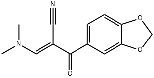 2-(Benzo[d][1,3]dioxole-5-carbonyl)-3-(dimethylamino)acrylonitrile