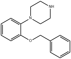 1-(2-苄氧基苯基)-哌嗪 结构式