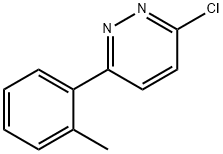 3-CHLORO-6-(2-METHYLPHENYL)-PYRIDAZINE 结构式