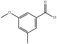 Benzoyl chloride, 3-methoxy-5-methyl- (9CI) 结构式