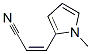 2-Propenenitrile,3-(1-methyl-1H-pyrrol-2-yl)-,(Z)-(9CI) 结构式