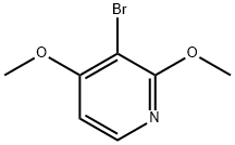 3-BROMO-2,4-DIMETHOXY-PYRIDINE 结构式