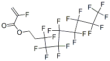 2-Fluoroacrylic acid 3,3,4,4,5,5,6,6,7,7,8,8,9,9,10,10,10-heptadecafluorodecyl ester 结构式