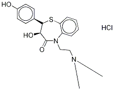 盐酸地尔硫卓O-去乙酰化物 结构式