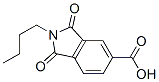 2-丁基-1,3-二氧-2,3-二氢-1H-异吲哚-5-羧酸 结构式