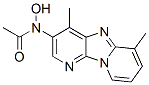 3-N-acetylhydroxyamino-4,6-dimethyldipyrido(1,2-a-3',2'-d)imidazole 结构式