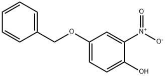 2-硝基-4-(苯基甲氧基)-苯酚 结构式