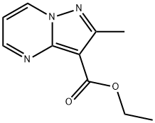 2-甲基吡唑并[1,5-A]嘧啶-3-甲酸乙酯 结构式