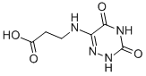 N-(3,5-DIOXO-2,3,4,5-TETRAHYDRO-1,2,4-TRIAZIN-6-YL)-B-ALANINE 结构式