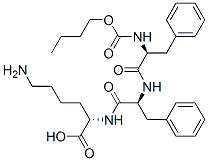 butyloxycarbonyl-phenylalanyl-phenylalanyl-lysine 结构式