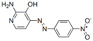 2-Amino-4-[(4-nitrophenyl)azo]pyridin-3-ol 结构式
