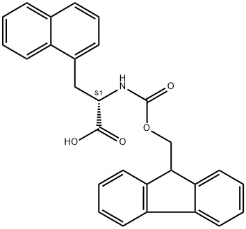 Fmoc-3-(1-萘基)-L-丙氨酸 结构式