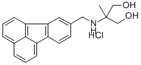 1,3-Propanediol, 2-((8-fluoranthenylmethyl)amino)-2-methyl-, hydrochlo ride 结构式