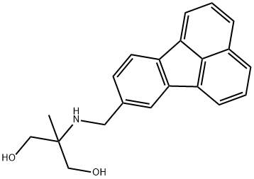 1,3-Propanediol, 2-((8-fluoranthenylmethyl)amino)-2-methyl- 结构式