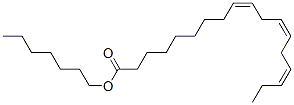 heptyl (9Z,12Z,15Z)-9,12,15-octadecatrienoate 结构式