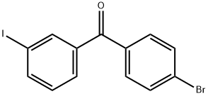 4'-BROMO-3-IODOBENZOPHENONE 结构式