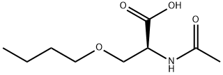 3-butoxy-2-acetylaminopropionic acid 结构式