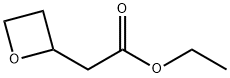 2-(氧杂环丁烷-2-基)-乙酸乙酯 结构式