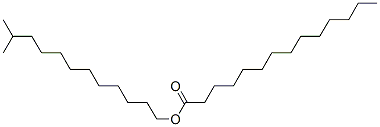 异十三醇肉豆蔻酸酯 结构式