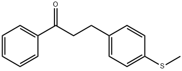 3-(4-THIOMETHYLPHENYL)PROPIOPHENONE 结构式