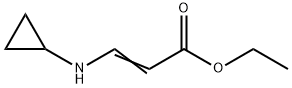 3-(环丙基氨基)丙烯酸乙酯 结构式