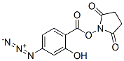4-叠氮基-水杨酸琥珀酰亚胺酯 结构式