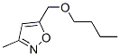 Isoxazole, 5-(butoxymethyl)-3-methyl- (9CI) 结构式