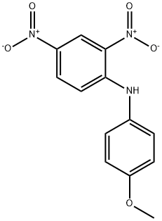 N-(4-Methoxyphenyl)-2,4-dinitroaniline 结构式