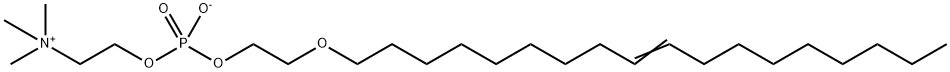 OLEYLOXYETHYL PHOSPHORYLCHOLINE 结构式