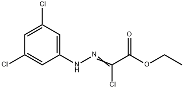 ETHYL 2-CHLORO-2-[2-(3,5-DICHLOROPHENYL)HYDRAZONO] ACETATE 结构式