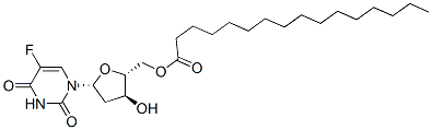5'-O-palmitoyl-5-fluoro-2'-deoxyuridine 结构式