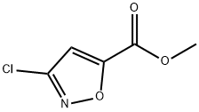 3-氯异噁唑-5-羧酸甲酯 结构式