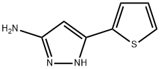 5-氨基-3-(2-噻吩基)吡唑 结构式
