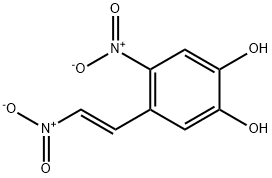1,2-Benzenediol, 4-nitro-5-[(1E)-2-nitroethenyl]- 结构式