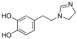 1,2-Benzenediol, 4-[2-(4,5-dihydro-1H-imidazol-1-yl)ethyl]- (9CI) 结构式