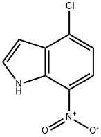 1H-Indole, 4-chloro-7-nitro- 结构式