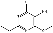 4-CHLORO-2-ETHYL-6-METHOXY-5-PYRIMIDINAMINE 结构式