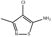 5-氨基-4-氯-3-甲基异噻唑 结构式