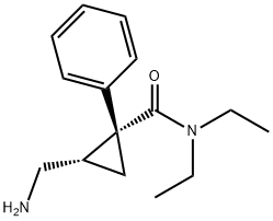 左旋体米那普仑 结构式